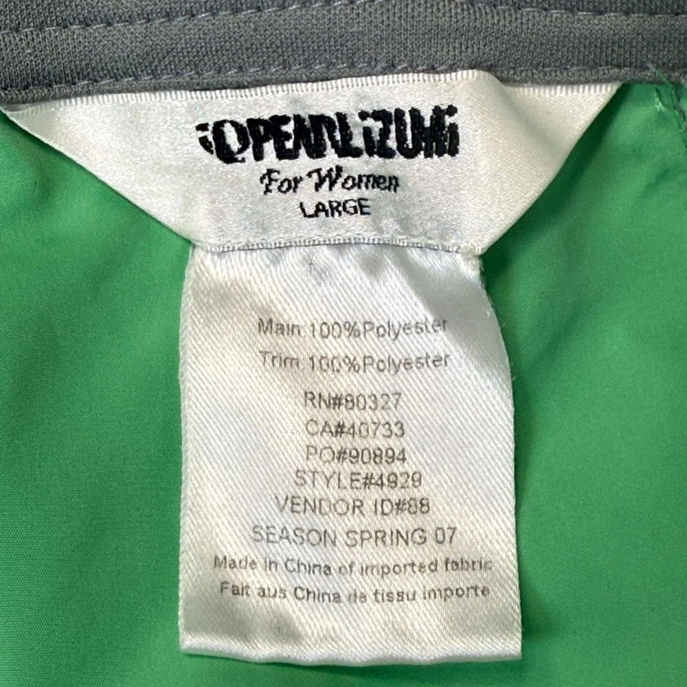 Pearl Izumi Whisper Cycling Vest Women L Zip Up Mesh Back Wind‎ Water Resistant - Picture 4 of 17